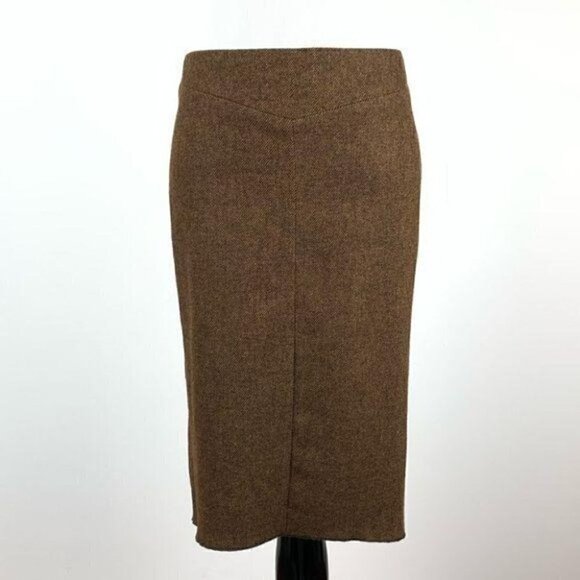Bcbgmaxazria skirt size 0 53% wool mermaid pencil - Picture 9 of 9
